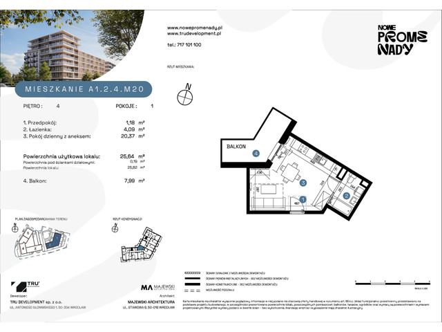 Mieszkanie w inwestycji Nowe Promenady, symbol A1-A1.2.4.M20 » nportal.pl