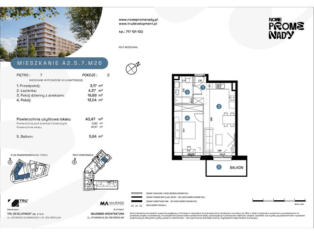 Mieszkanie w inwestycji Nowe Promenady, symbol A2-A2.5.7.M26 » nportal.pl