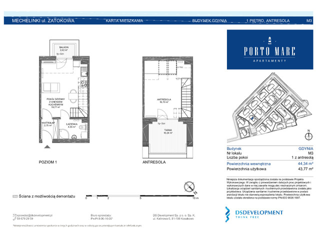 Mieszkanie w inwestycji Porto Mare, symbol A3/M3 » nportal.pl