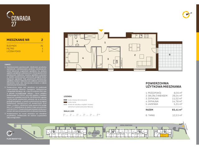 Mieszkanie w inwestycji Conrada 27, symbol C27-LM-A1-2 » nportal.pl