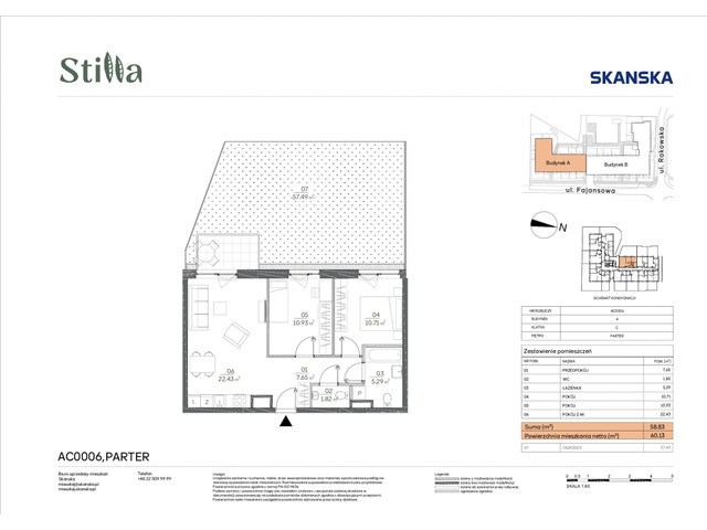 Mieszkanie w inwestycji Stilla, symbol AC0006 » nportal.pl