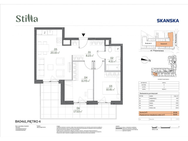 Mieszkanie w inwestycji Stilla, symbol BA0461 » nportal.pl