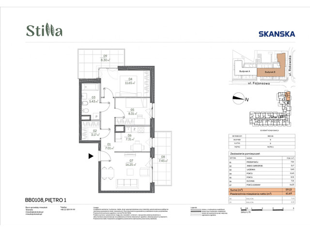 Mieszkanie w inwestycji Stilla, symbol BB0108 » nportal.pl