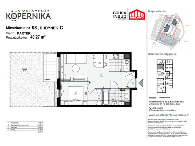 Mieszkanie w inwestycji APARTAMENTY KOPERNIKA, symbol M.8.C » nportal.pl