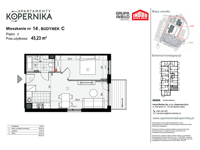 Mieszkanie w inwestycji APARTAMENTY KOPERNIKA, symbol M.14.C » nportal.pl