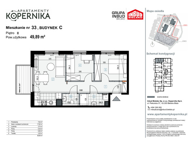 Mieszkanie w inwestycji APARTAMENTY KOPERNIKA, symbol M.33.C » nportal.pl