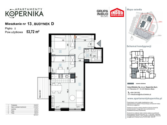 Mieszkanie w inwestycji APARTAMENTY KOPERNIKA, symbol M.13.D » nportal.pl