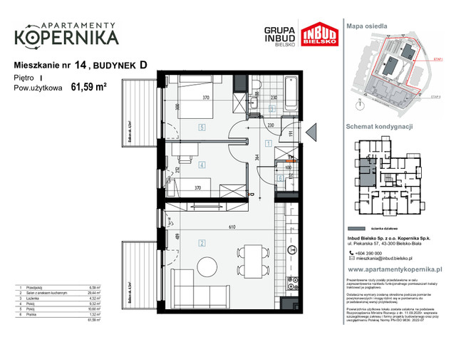 Mieszkanie w inwestycji APARTAMENTY KOPERNIKA, symbol M.14.D » nportal.pl