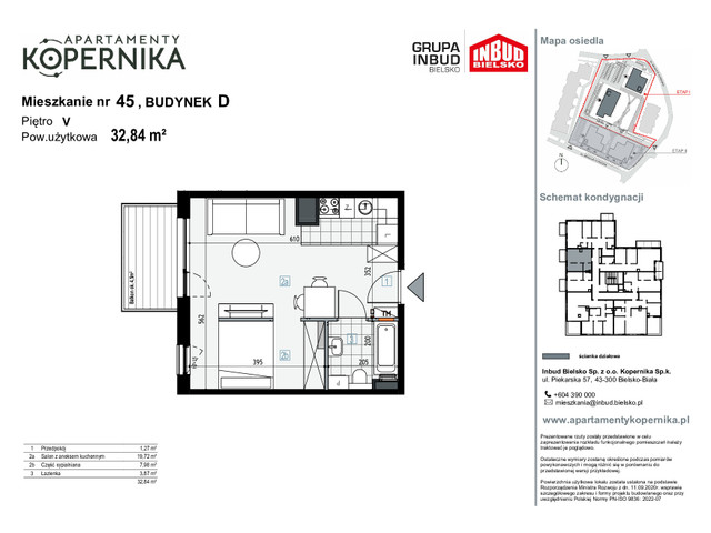 Mieszkanie w inwestycji APARTAMENTY KOPERNIKA, symbol M.45.D » nportal.pl