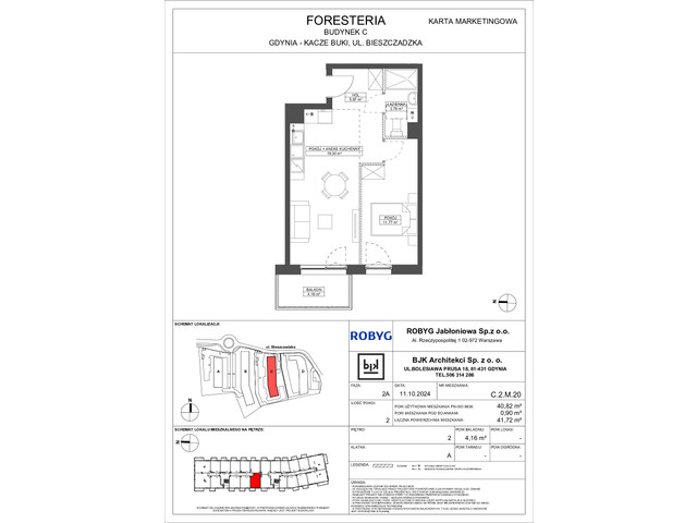 Mieszkanie w inwestycji FORESTERIA, symbol 2M20 » nportal.pl