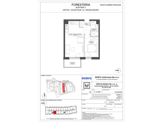 Mieszkanie w inwestycji FORESTERIA, symbol 4M22 » nportal.pl