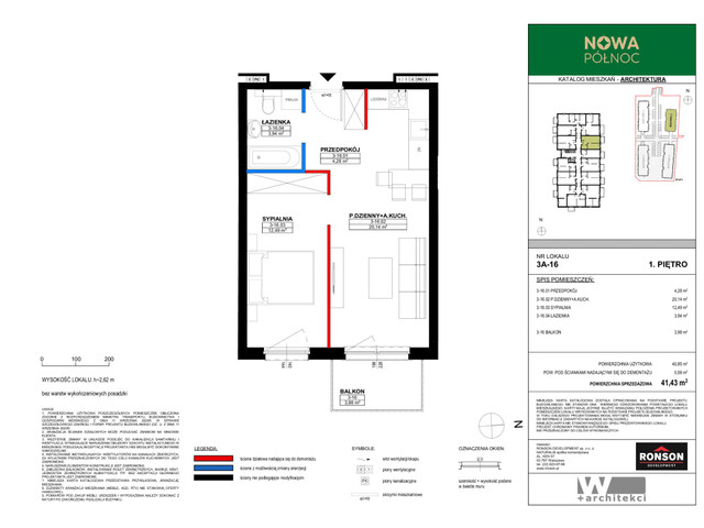 Mieszkanie w inwestycji Nowa Północ, symbol 3_3A_16_NP1B » nportal.pl