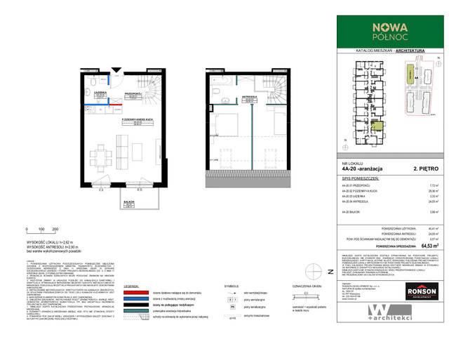 Mieszkanie w inwestycji Nowa Północ, symbol 4_4A_20_NP1B » nportal.pl