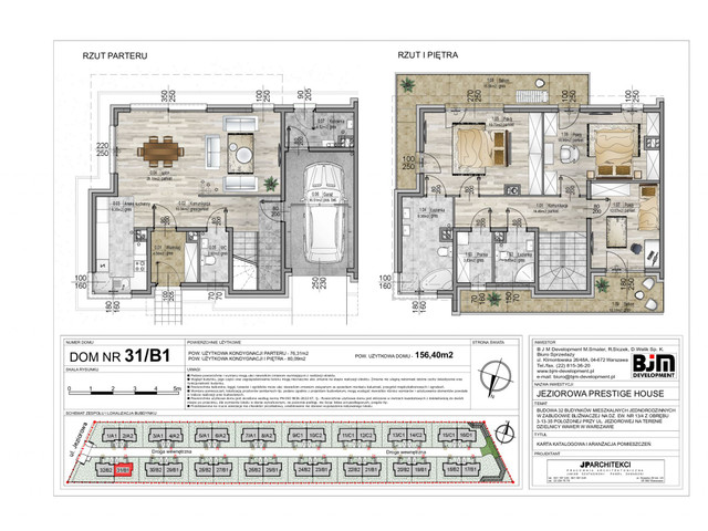 Dom w inwestycji Jeziorowa Prestige House, budynek Promocja!, symbol 31/B1 » nportal.pl