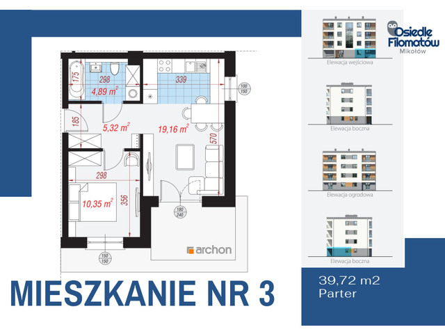 Mieszkanie w inwestycji Osiedle Filomatów Mikołów, budynek Rezerwacja., symbol B4-03 » nportal.pl