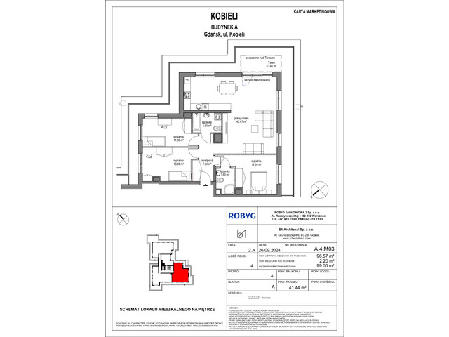 Mieszkanie w inwestycji Kobieli 4, symbol A_4M03 » nportal.pl