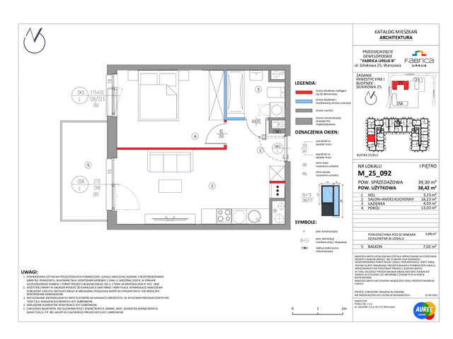 Mieszkanie w inwestycji Fabrica Ursus - etap B1, symbol M_25_092 » nportal.pl