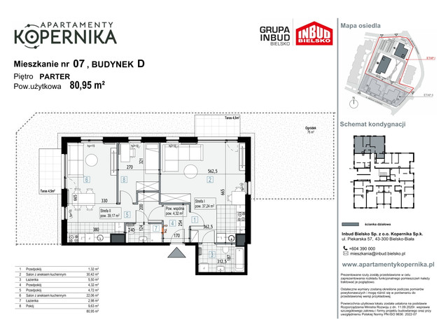 Mieszkanie w inwestycji APARTAMENTY KOPERNIKA, symbol M.7.D » nportal.pl