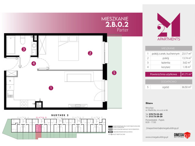 Mieszkanie w inwestycji 2M Apartments, symbol 2-2.B.0.2 » nportal.pl