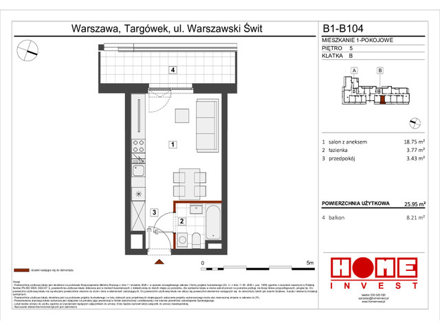 Mieszkanie w inwestycji Warszawski Świt VIII, symbol B1_B104 » nportal.pl