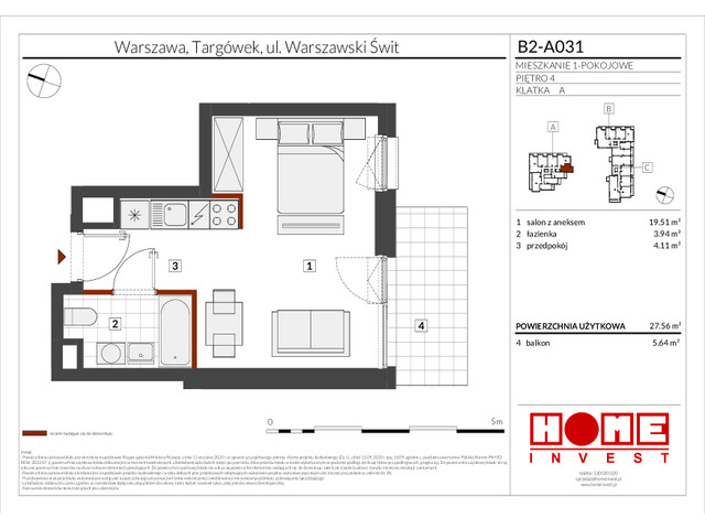 Mieszkanie w inwestycji Warszawski Świt IX, symbol B2-A031 » nportal.pl