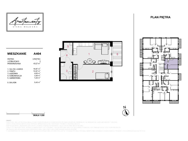 Mieszkanie w inwestycji Apartamenty Stara Miłosna, symbol A404 » nportal.pl