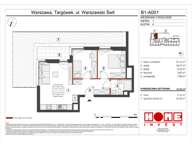 Mieszkanie w inwestycji Warszawski Świt VIII, symbol B1_A001 » nportal.pl