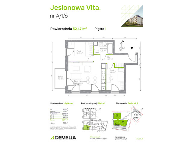 Mieszkanie w inwestycji Jesionowa Vita, symbol A.1.6 » nportal.pl