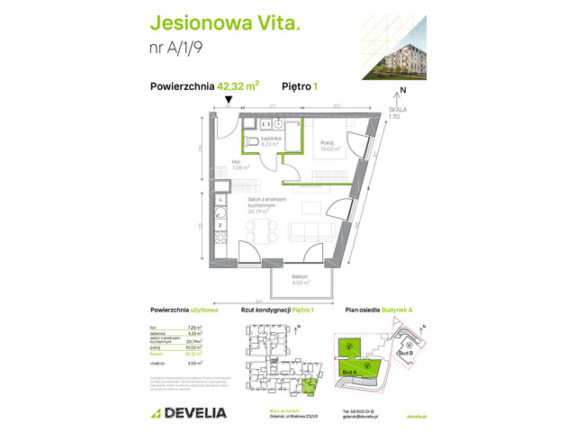 Mieszkanie w inwestycji Jesionowa Vita, symbol A.1.9 » nportal.pl