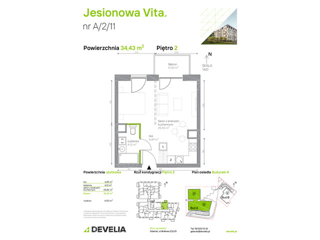 Mieszkanie w inwestycji Jesionowa Vita, symbol A.2.11 » nportal.pl