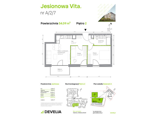 Mieszkanie w inwestycji Jesionowa Vita, symbol A.2.7 » nportal.pl