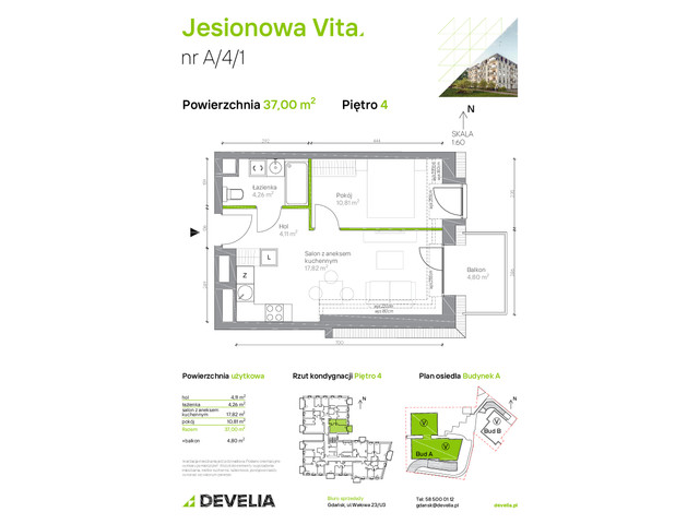 Mieszkanie w inwestycji Jesionowa Vita, symbol A.4.1 » nportal.pl