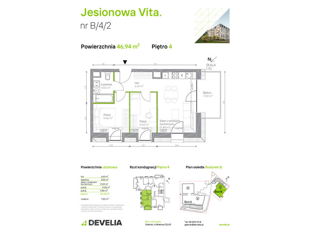 Mieszkanie w inwestycji Jesionowa Vita, symbol B.4.2 » nportal.pl