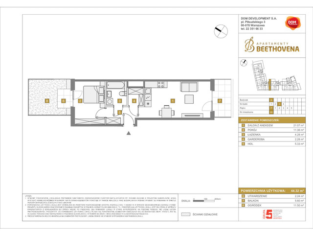 Mieszkanie w inwestycji Apartamenty Beethovena, symbol f-208697 » nportal.pl