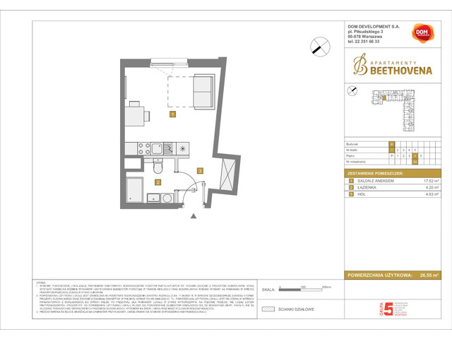 Mieszkanie w inwestycji Apartamenty Beethovena, symbol f-208775 » nportal.pl