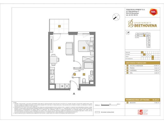 Mieszkanie w inwestycji Apartamenty Beethovena, symbol f-208799 » nportal.pl