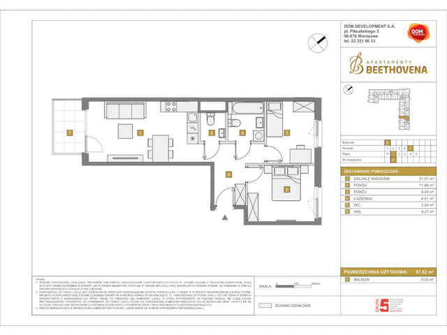 Mieszkanie w inwestycji Apartamenty Beethovena, symbol f-208846 » nportal.pl