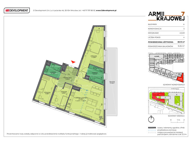 Mieszkanie w inwestycji Armii Krajowej 7, symbol A.5.M1 » nportal.pl