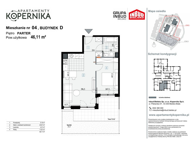 Mieszkanie w inwestycji APARTAMENTY KOPERNIKA, symbol M.4.D » nportal.pl