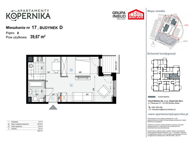 Mieszkanie w inwestycji APARTAMENTY KOPERNIKA, symbol M.17.D » nportal.pl