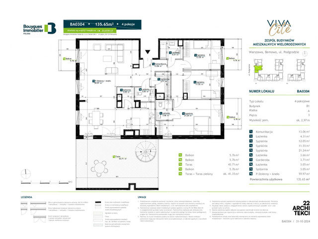 Mieszkanie w inwestycji Viva Cite, symbol BA0304 » nportal.pl