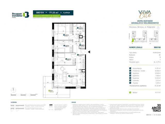 Mieszkanie w inwestycji Viva Cite, symbol BB0104 » nportal.pl