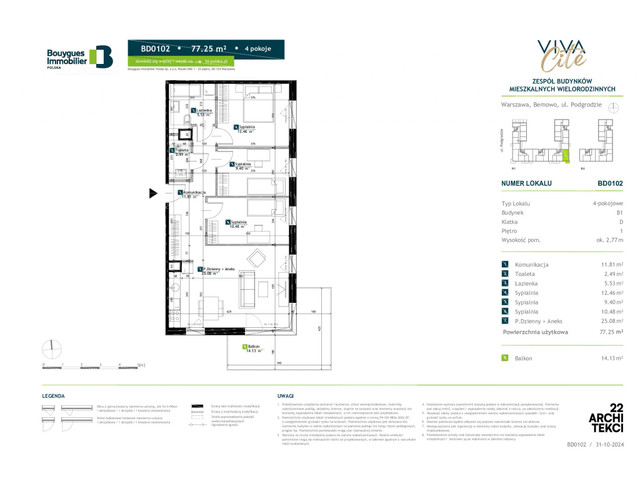 Mieszkanie w inwestycji Viva Cite, symbol BD0102 » nportal.pl