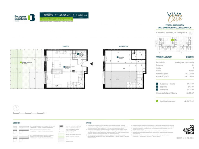 Mieszkanie w inwestycji Viva Cite, symbol BE0005 » nportal.pl