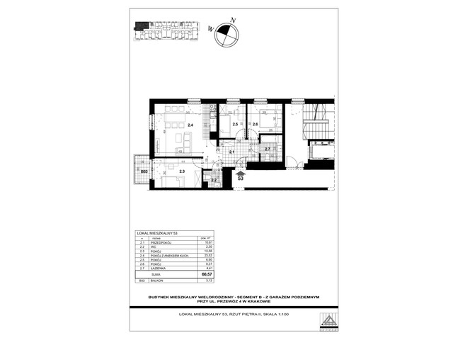 Mieszkanie w inwestycji PRZEWÓZ 4 ABC, symbol 53 » nportal.pl
