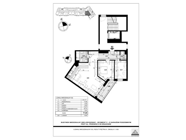 Mieszkanie w inwestycji PRZEWÓZ 4 ABC, symbol 83 » nportal.pl
