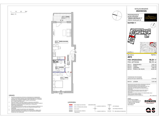 Mieszkanie w inwestycji Ursus Centralny, budynek Promocja!, symbol 11_A013_U6 » nportal.pl