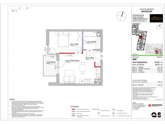 Mieszkanie w inwestycji Ursus Centralny, symbol 7_A081_U7 » nportal.pl