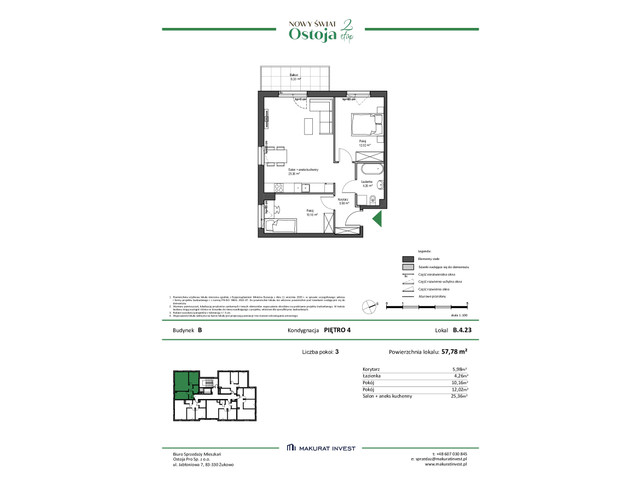 Mieszkanie w inwestycji Ostoja etap II, symbol B.4.23 » nportal.pl