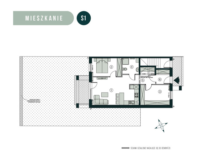 Mieszkanie w inwestycji Aleja Wiśniowa, symbol S1 » nportal.pl